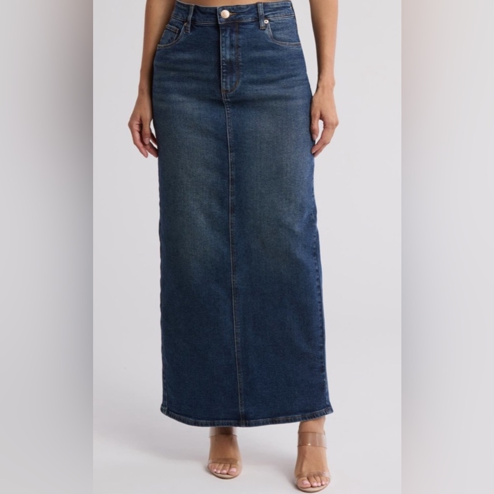 STS Blue Nikki Pencil Denim Maxi Skirt Size 25 New